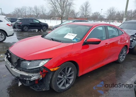 2019 Honda Civic Ex-L из США, поврежденный, VIN 2HGFC1F72KH650217